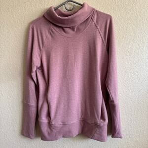 Lululemon High Lines Pullover Sweatshirt Heathered Vintage Mauve Women Size 6